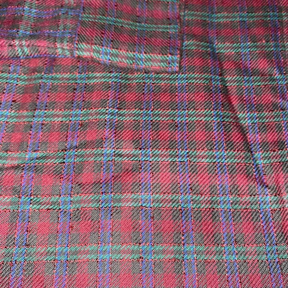 Madewell Women's Size L Flannel Westlake Shirt in Stoppard Plaid Long Sleeve Top - Picture 4 of 12